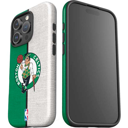 NBA Boston Celtics Canvas iPhone 16 Pro Impact Case